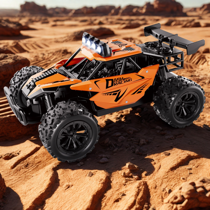 Remote Control Car with Alloy Body and Lights 7