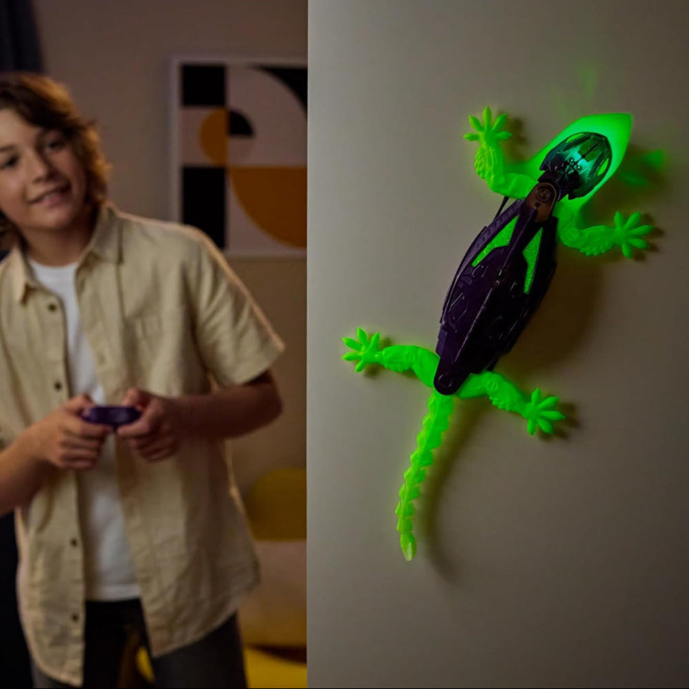 Remote Control Crawling Robot Lizard Toy Glow in the Dark Kids 5