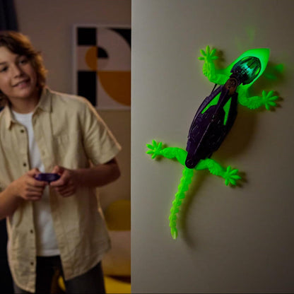 Remote Control Crawling Robot Lizard Toy Glow in the Dark Kids 5