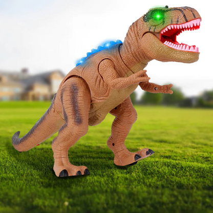 Fun RC Dinosaur Toy with Lights and Sounds - Lusomart