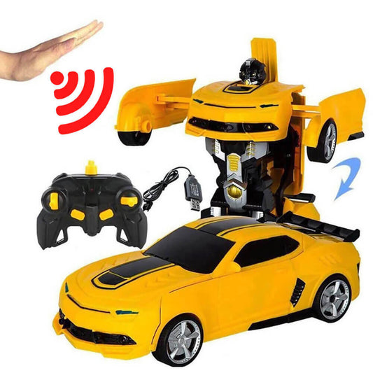 Fun Remote Control Transforming Robot Car Toy - Lusomart