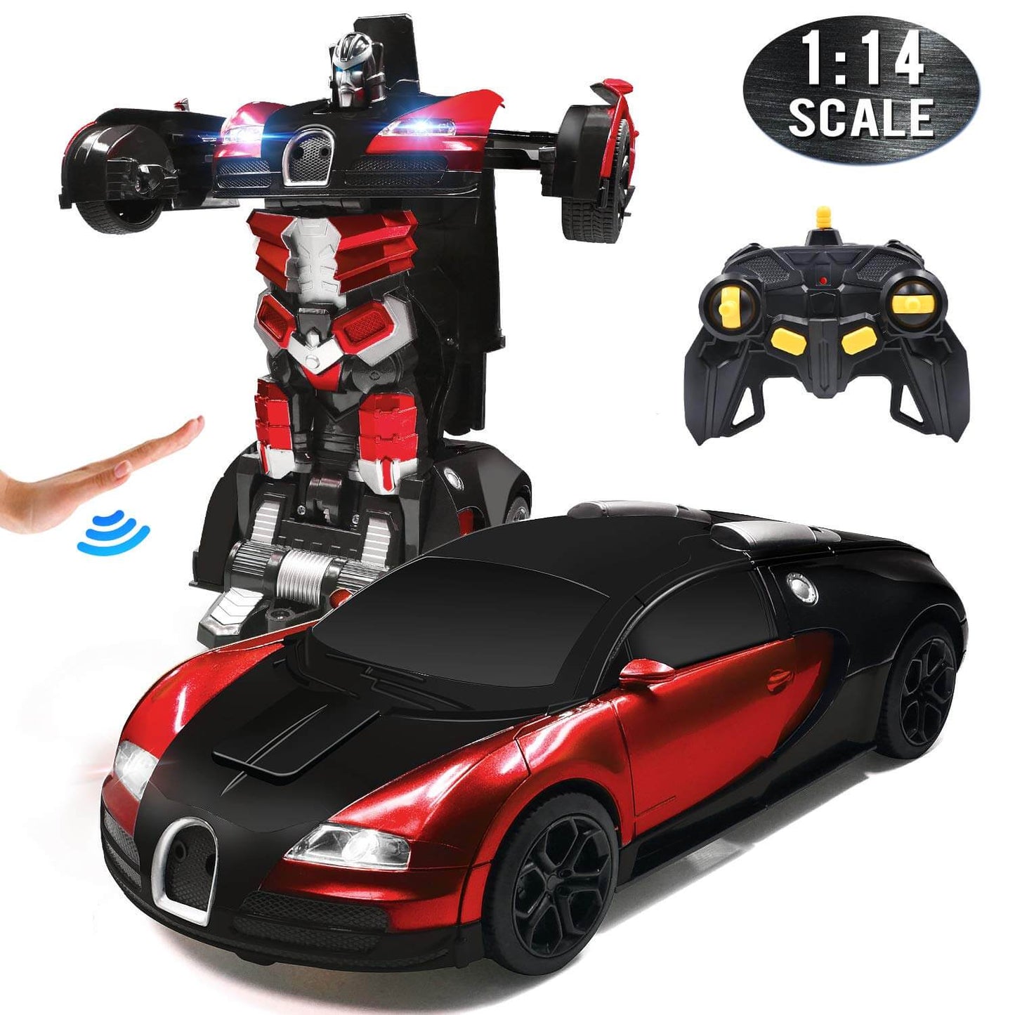 Remote Control Transforming Robot Car Toy 4