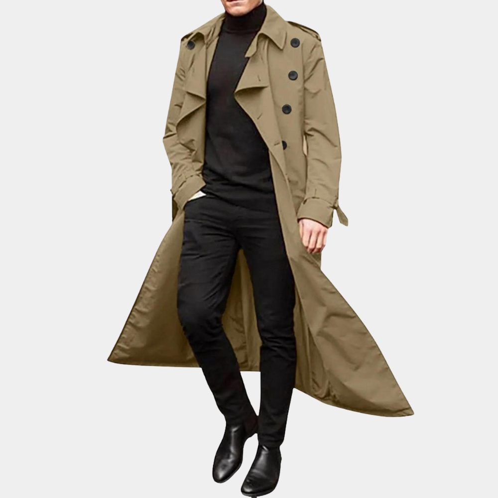 Rens | Waterproof Ladies Classic Trench Coat with Slim Fit - Lusomart