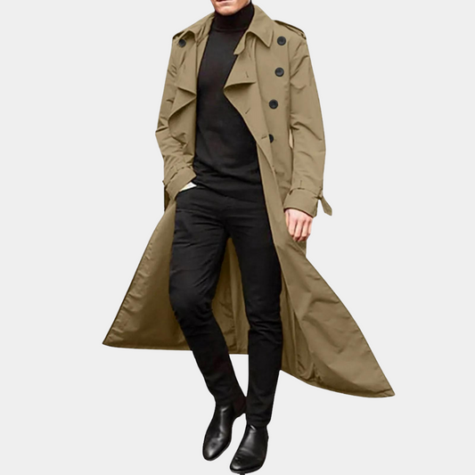 Rens | Waterproof Ladies Classic Trench Coat with Slim Fit - Lusomart