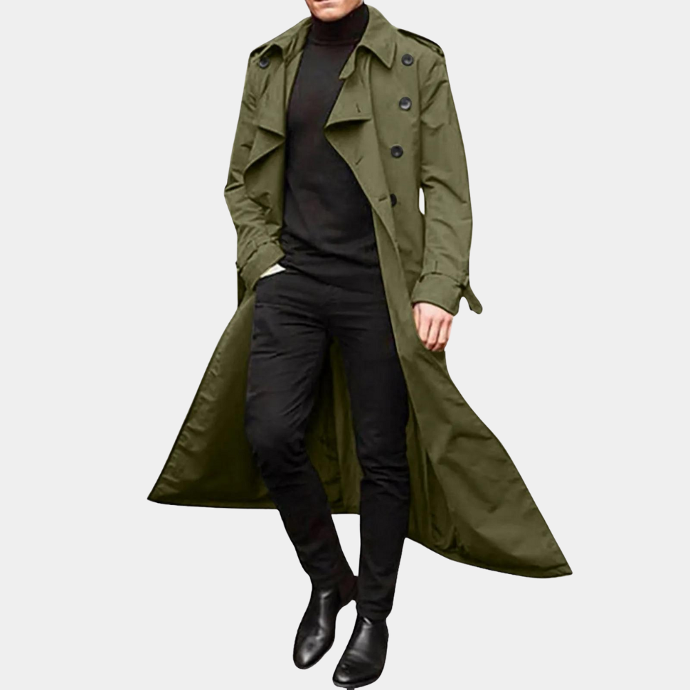 Rens | Water-Resistant Trench Coat for Men with Streamlined Structure 5