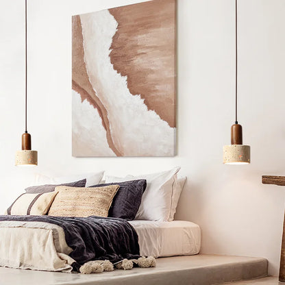 Rustic Wooden Pendant Lighting Fixture
