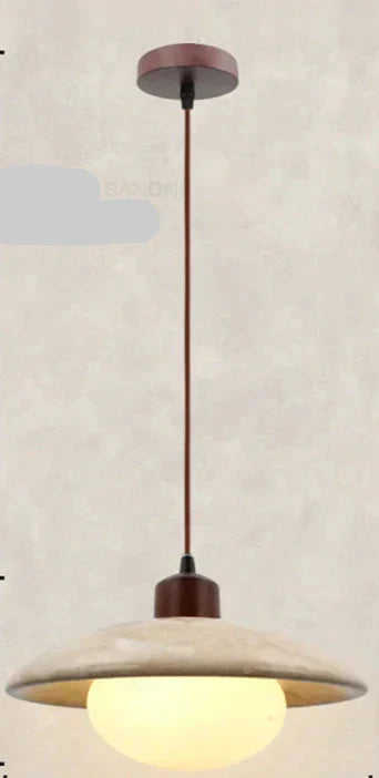 Rustic Wooden Pendant Lighting Fixture