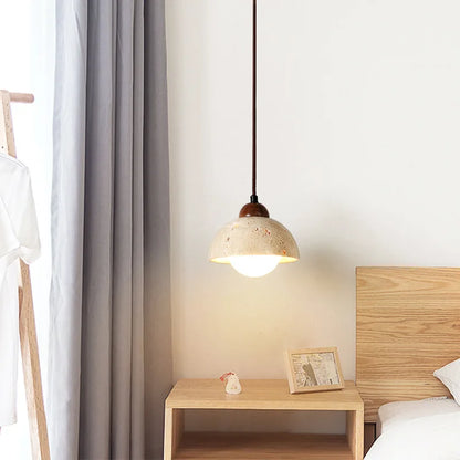 Rustic Wooden Pendant Lighting Fixture