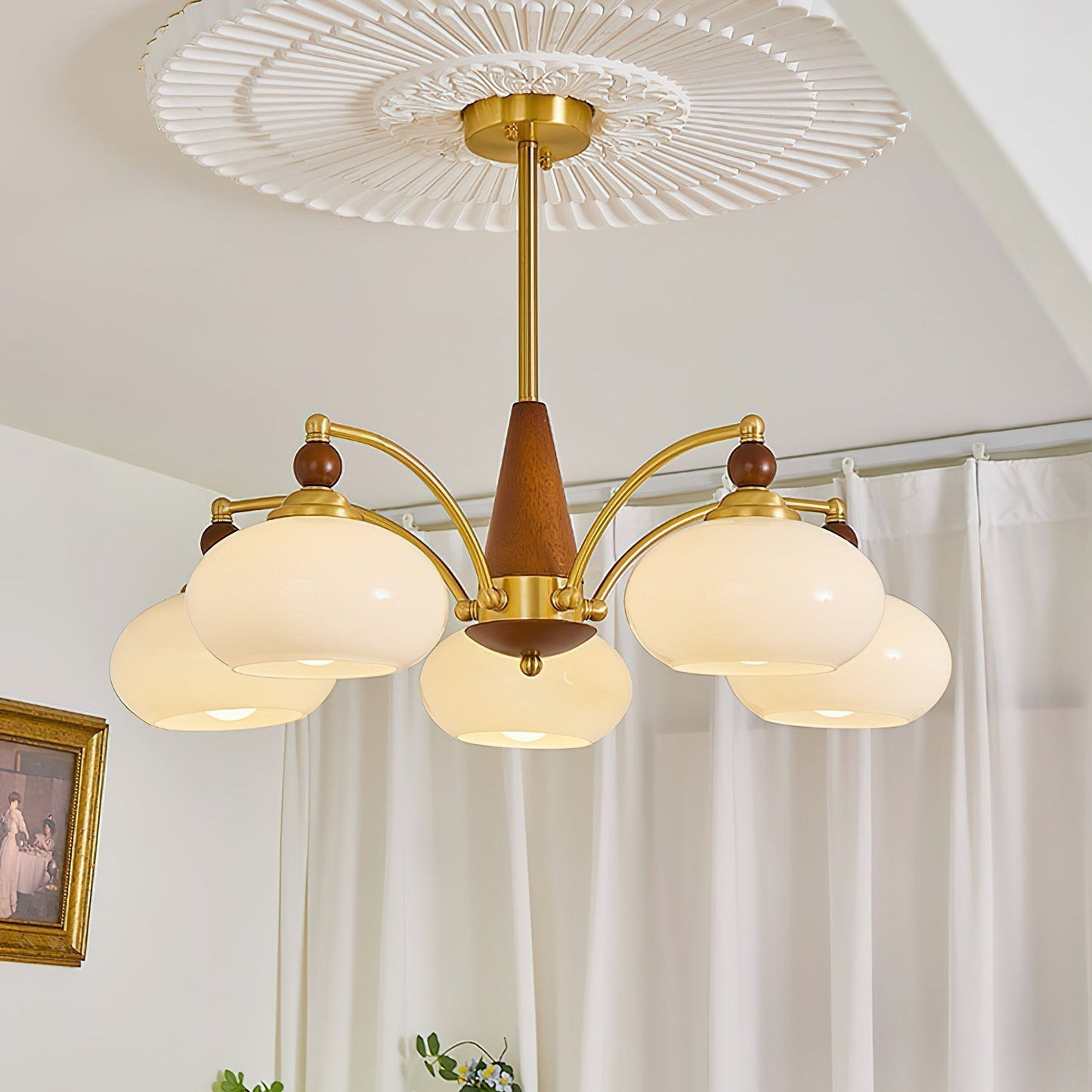 Classic Hanging Crystal Lamp