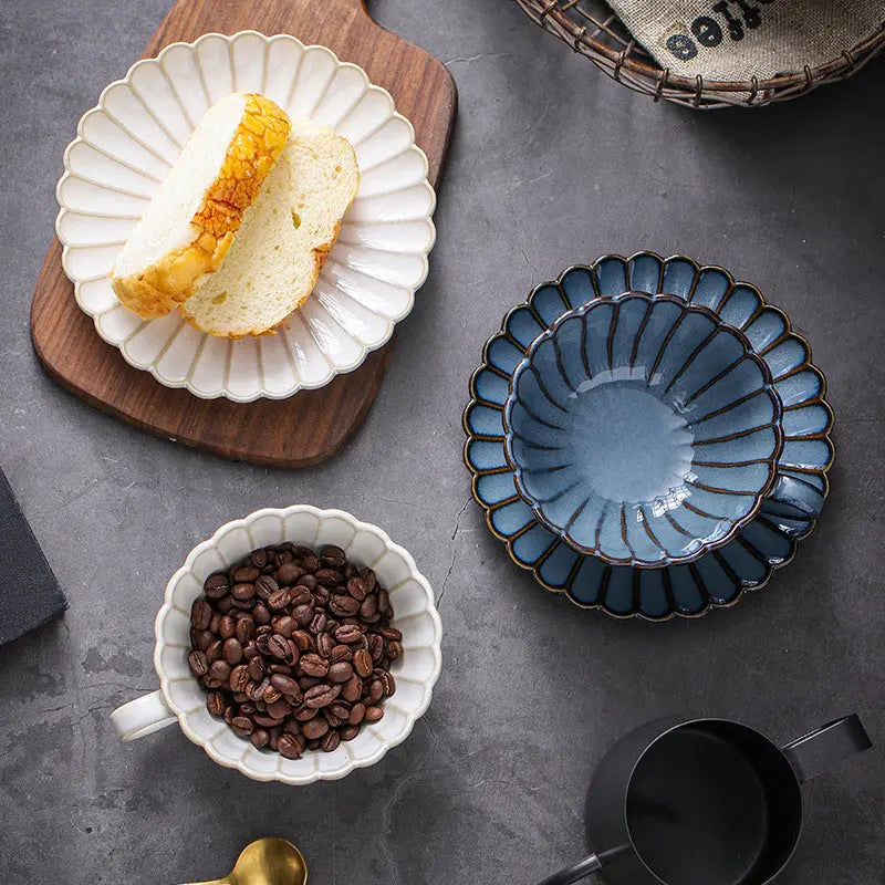 Retro Ceramic Saucer Set Inovessa