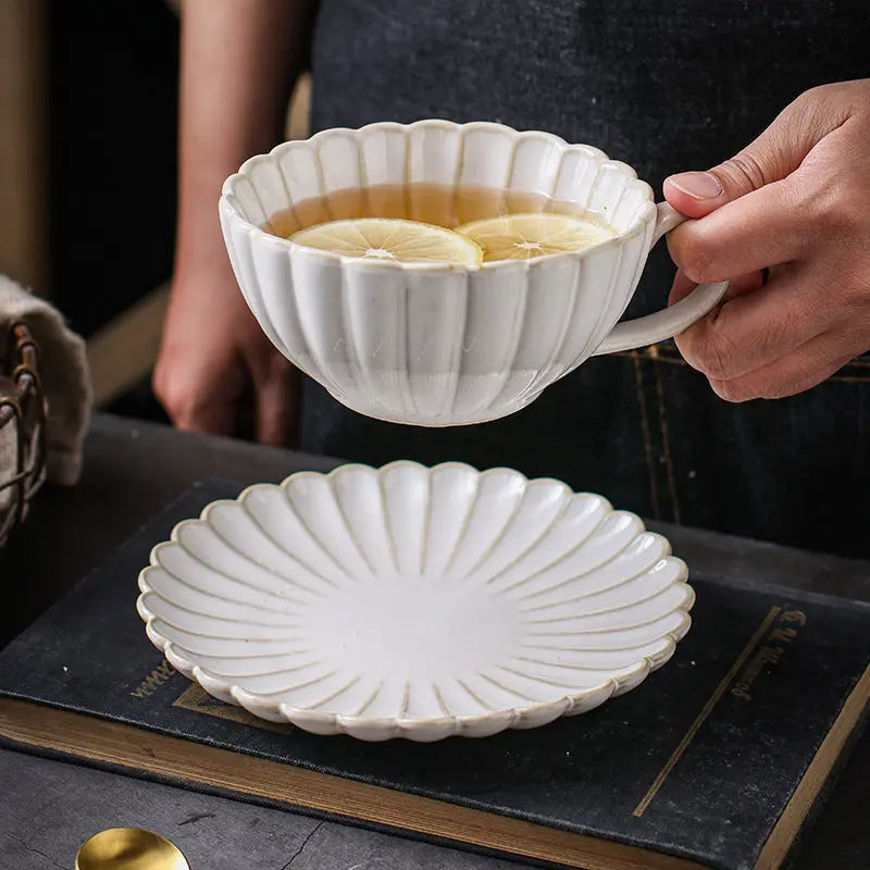 Retro Ceramic Saucer Set Inovessa