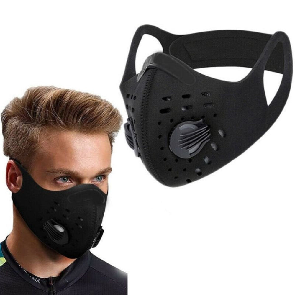 Reusable Anti-Pollution Face Mask Five-Layer Filtration Neoprene 1