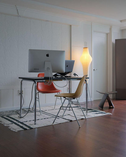 Asian Style Rice Paper Floor Light
