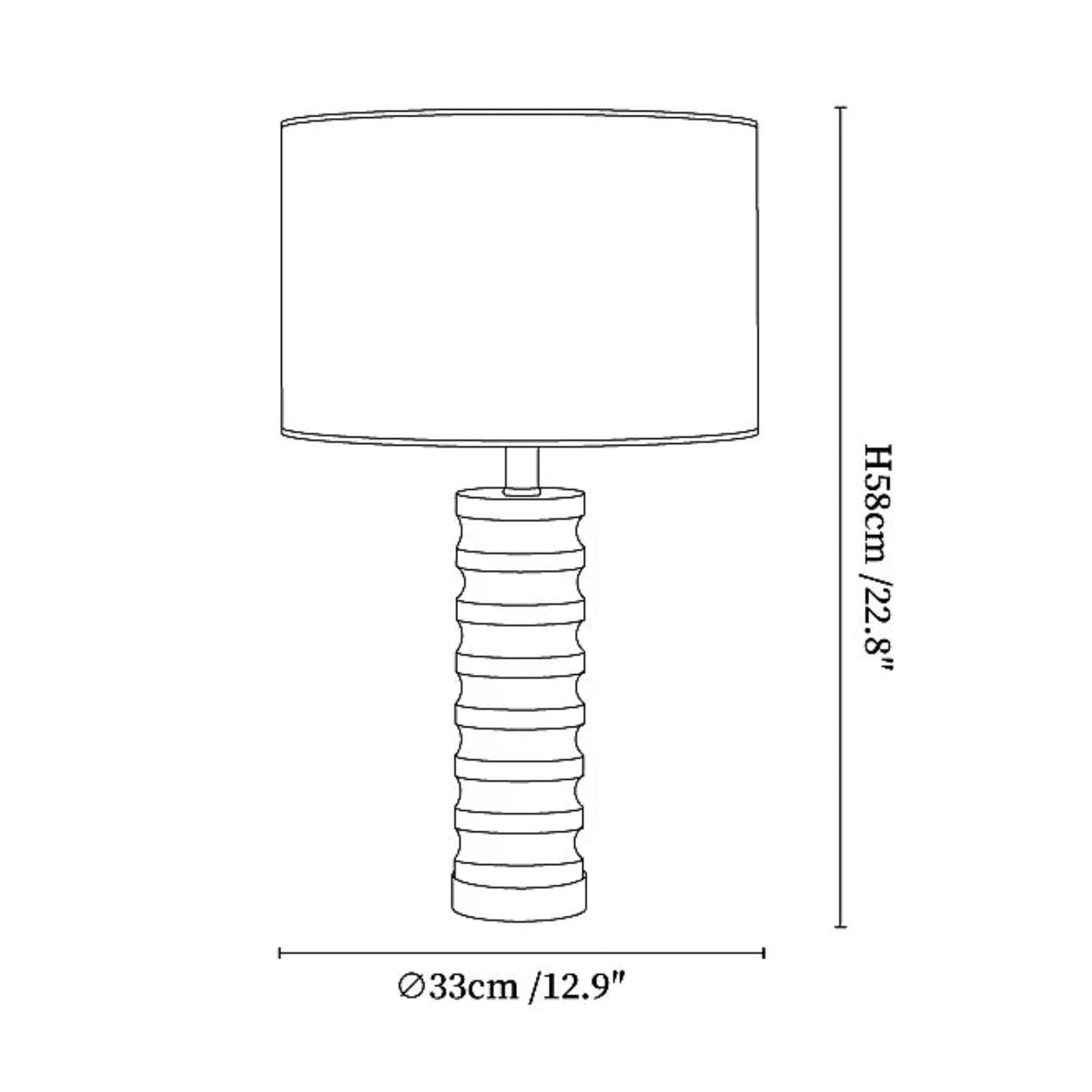 Rivame Marble Table Lamp 2