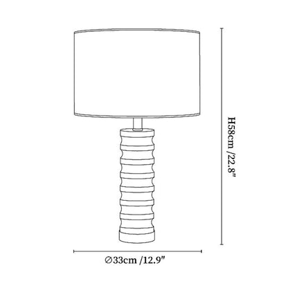 Rivame Marble Table Lamp 2