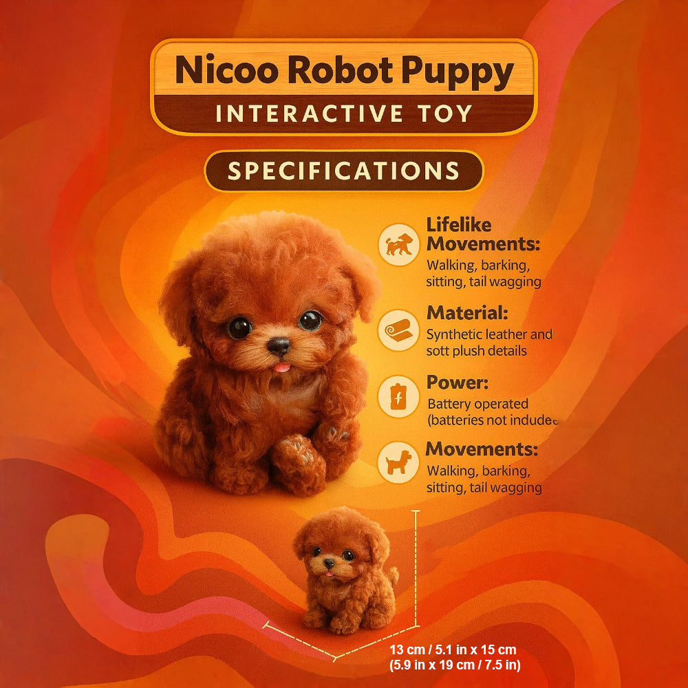 Fun Electronic Pet Puppy Toy Walking Barking Plush