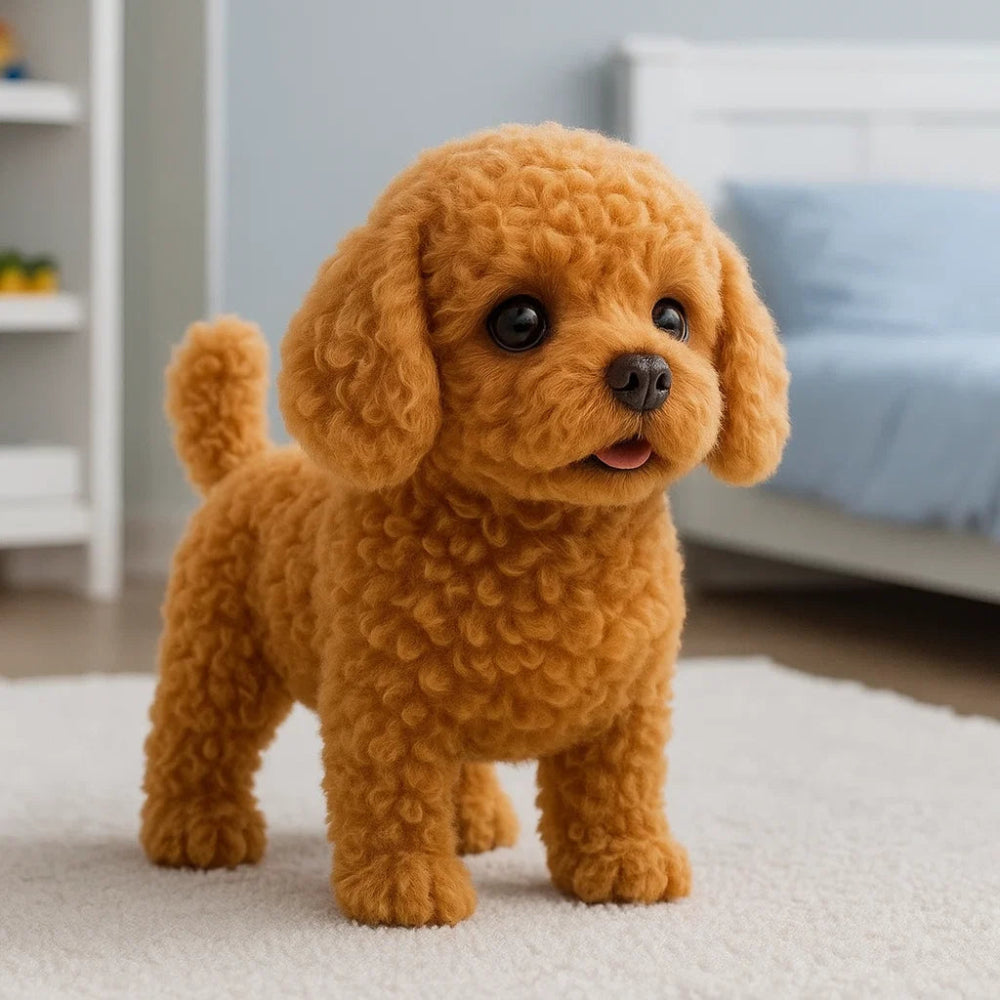 Robot Dog Interactive Plush Puppy Realistic AI Toy for Kids 4