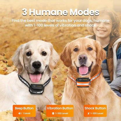 Long Range Waterproof Remote Dog Training Collar