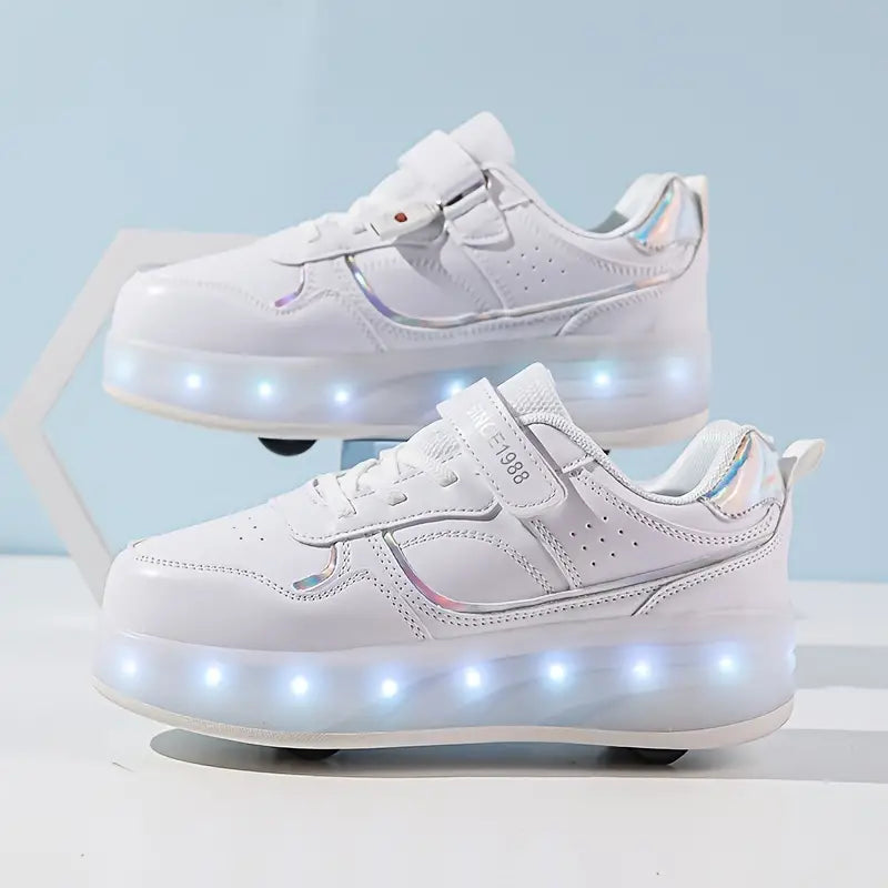 RollGlo | Trendy Comfortable Children's Roller Shoes with Lights 1