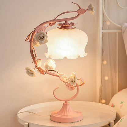 Elegant Flower Desk Table Lamp