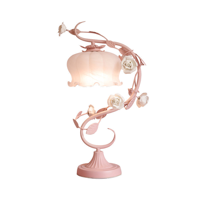 Elegant Flower Desk Table Lamp