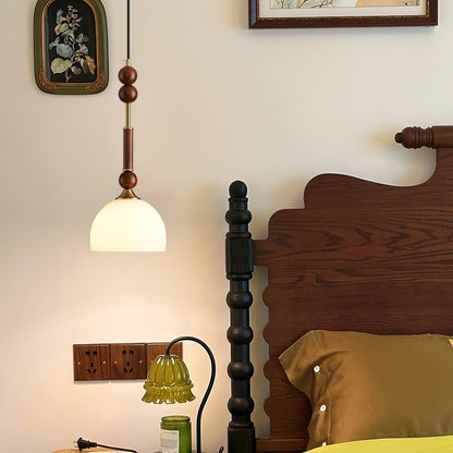 Rustic Wood Drop Pendant Lighting
