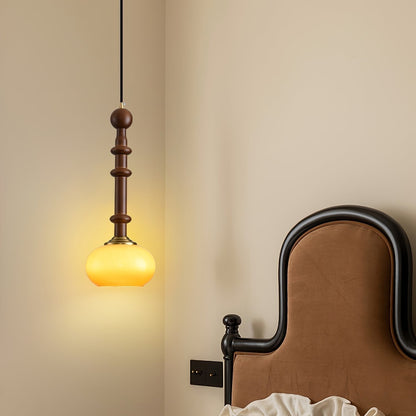Rustic Wood Drop Pendant Lighting