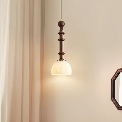 Rustic Wood Drop Pendant Lighting
