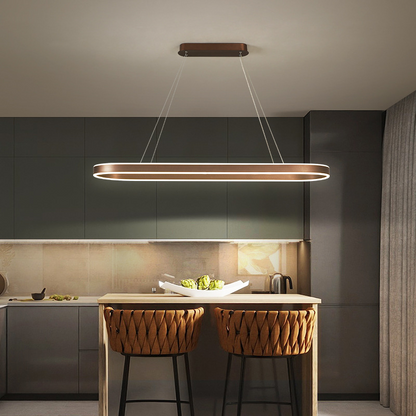 Sleek Kitchen Island LED Pendant Light
