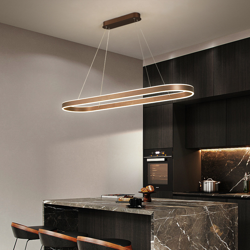 Sleek Kitchen Island LED Pendant Light