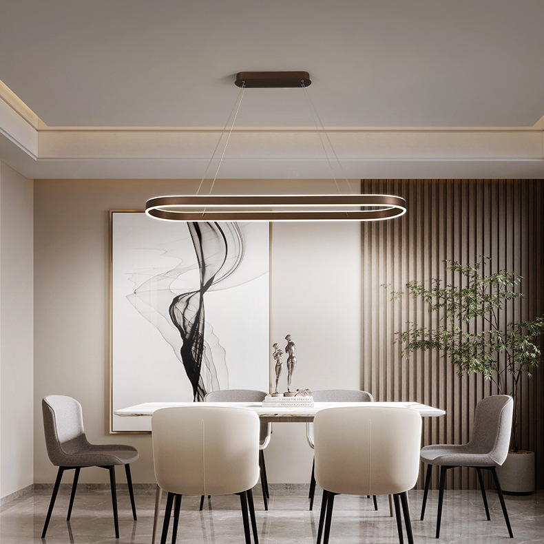Sleek Kitchen Island LED Pendant Light