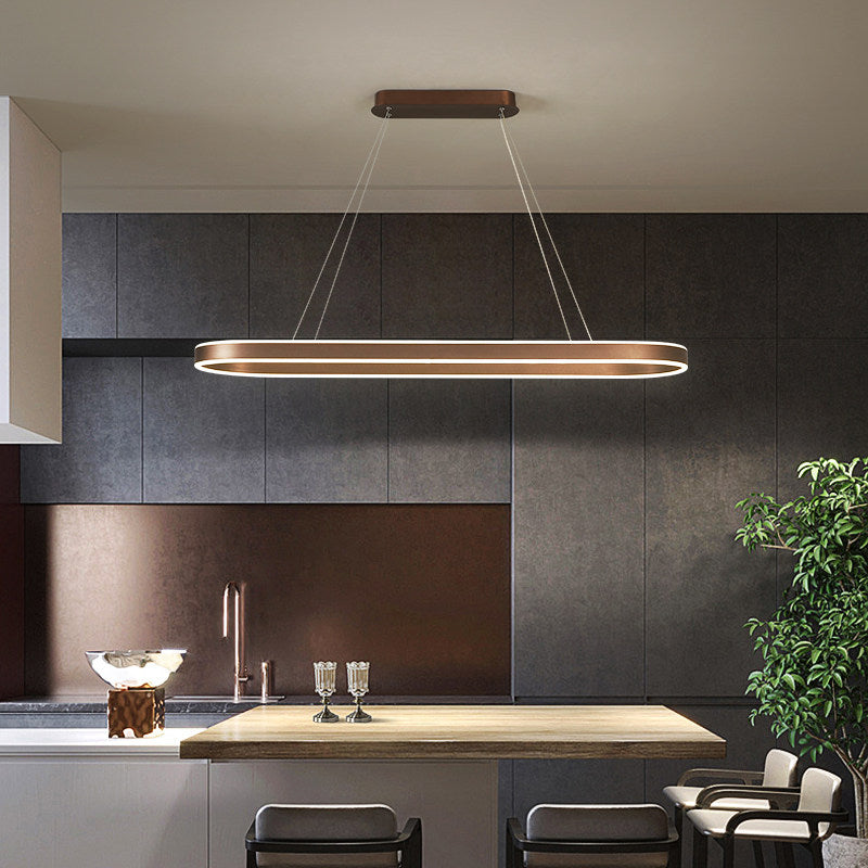 Sleek Kitchen Island LED Pendant Light