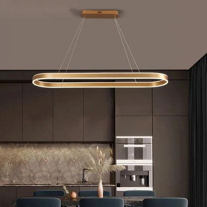 Sleek Kitchen Island LED Pendant Light