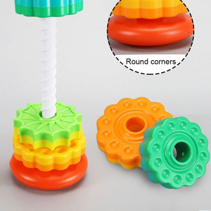 Rotating Tower™ - Colorful stacking fun - Stacking tower 3