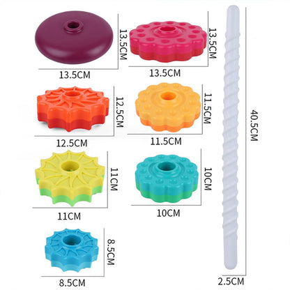 Rotating Tower™ - Colorful stacking fun - Stacking tower 5