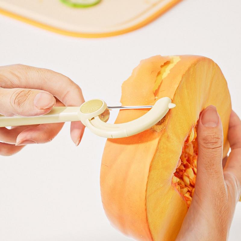 Rotating Vegetable Peeler with Ergonomic Handle – Efficient Tool for Quick Food Prep 1