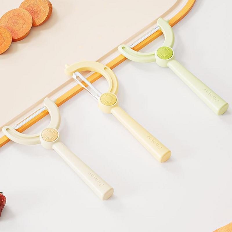 Rotating Vegetable Peeler with Ergonomic Handle – Efficient Tool for Quick Food Prep 4