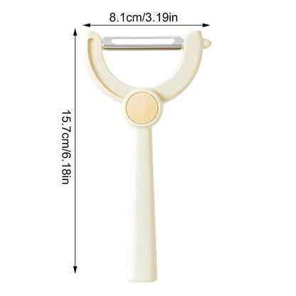 Rotating Vegetable Peeler with Ergonomic Handle – Efficient Tool for Quick Food Prep 6