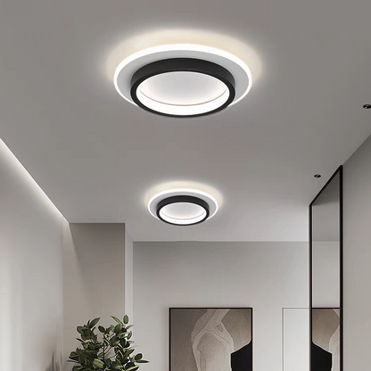 Circular Glass LED Ceiling Lamp - Lusomart