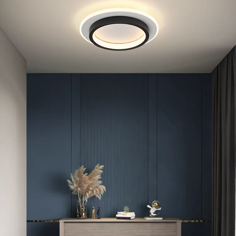 Round Metal Acrylic LED Hallway Ceiling Lights 6