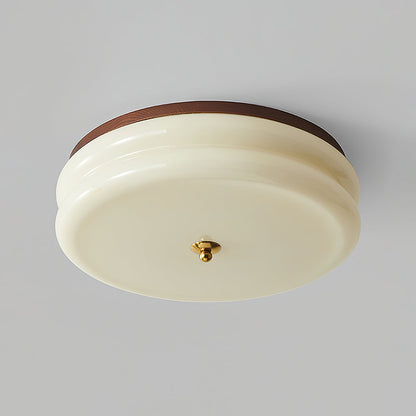 RowenWood | Elegant Modern Flush Mount Ceiling Light with Glass Shade 11