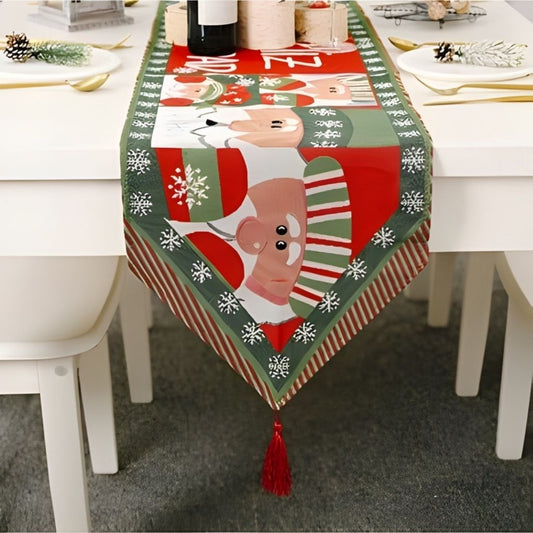 Colorful Holiday Table Decor Runner - Lusomart
