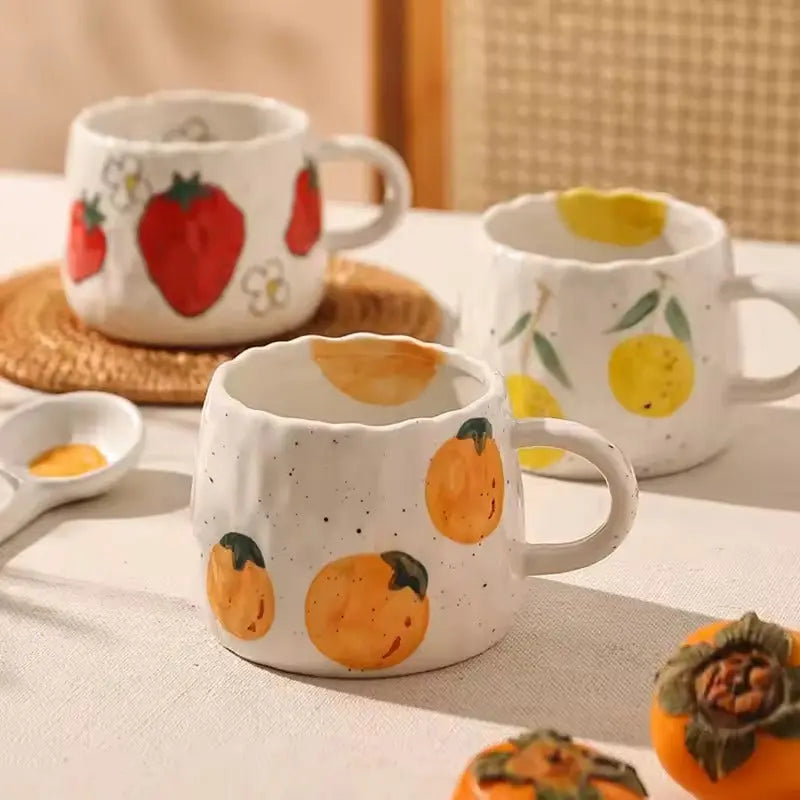 Country Style Fruit Coffee Mug - Lusomart