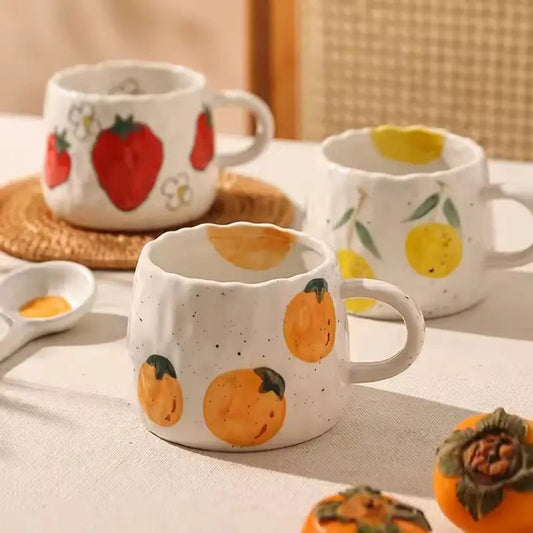 Country Style Fruit Coffee Mug - Lusomart
