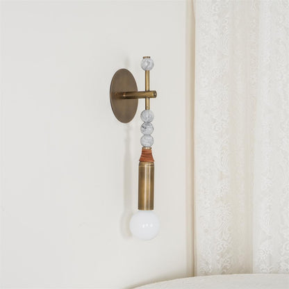 Luxury Brass and Marble Wall Light Fixture - Lusomart