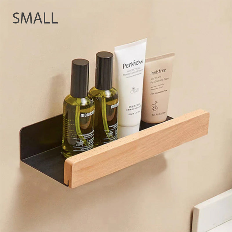 Sleek Bathroom Wall Shelf Space Saving Storage
