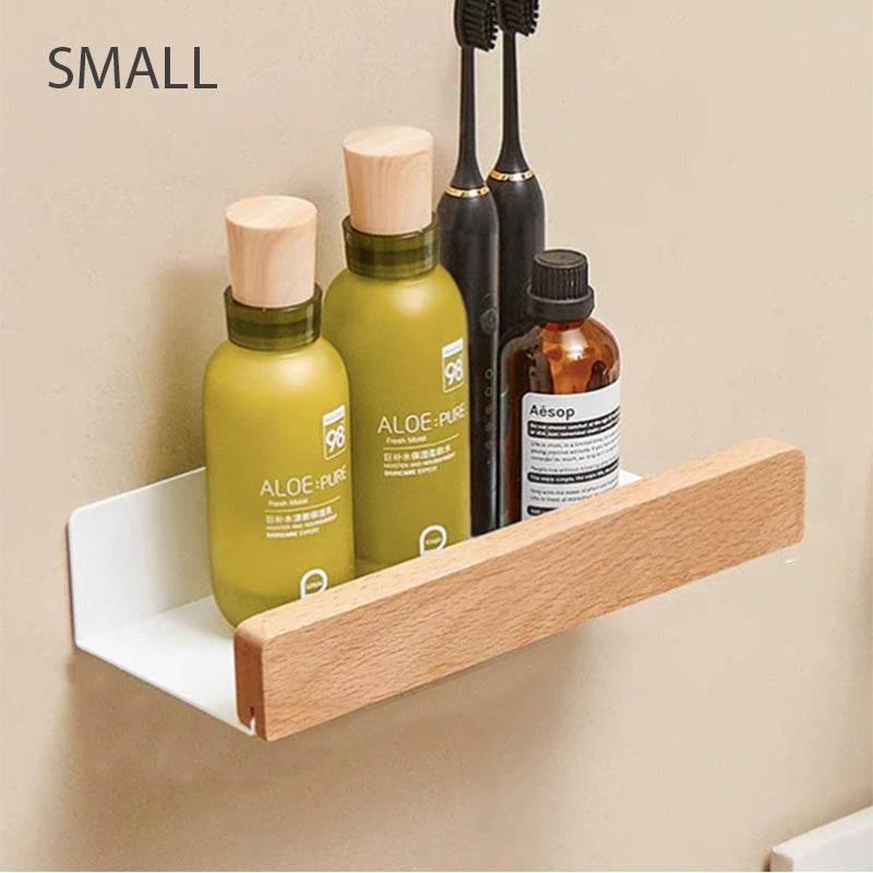 Sleek Bathroom Wall Shelf Space Saving Storage
