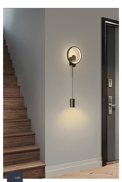 Contemporary Gold LED Wall Lamp 24W