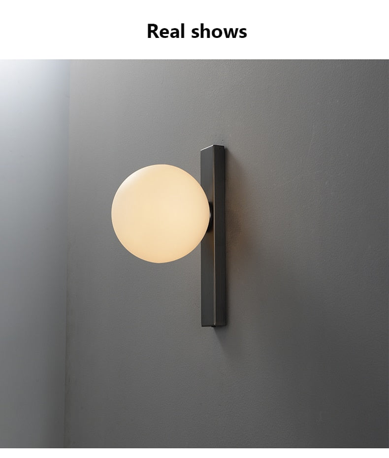Warm Copper LED Wall Light for Modern Homes