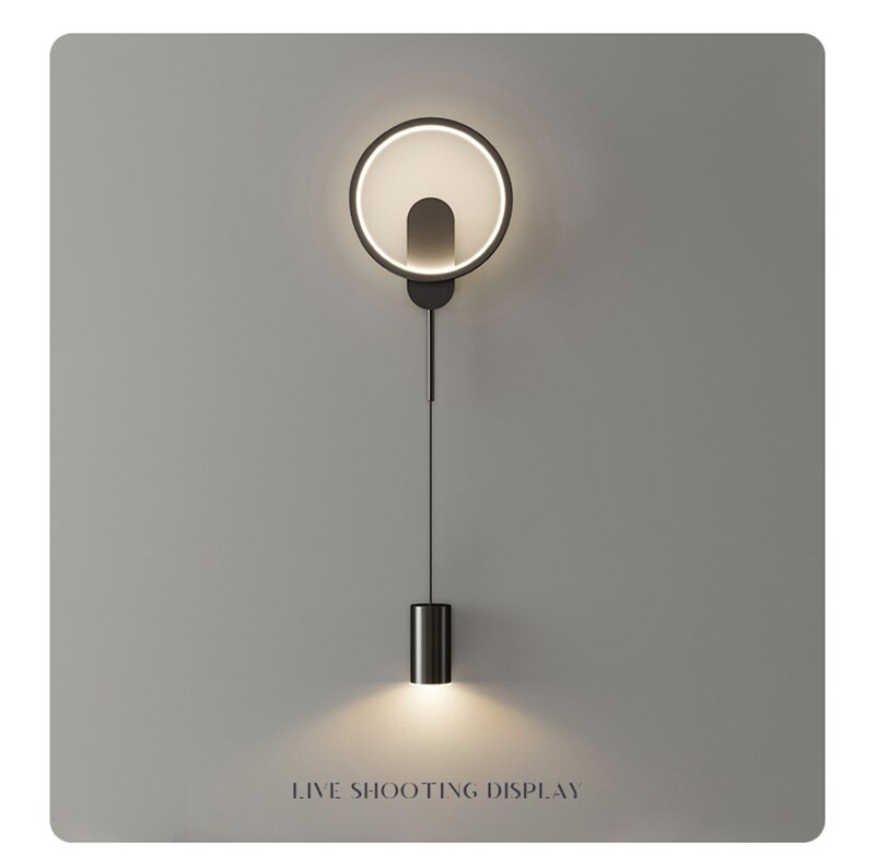 Contemporary Gold LED Wall Lamp 24W
